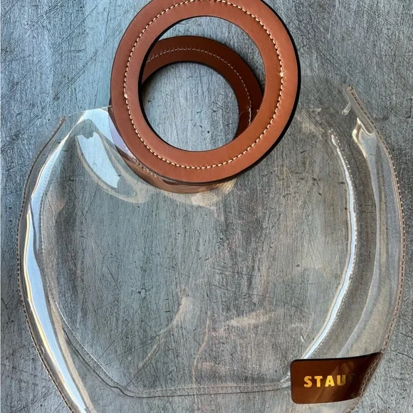 STAUD Tan Clear Tote Bag - Picture 6 of 6
